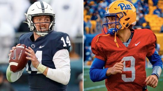 How do oddsmakers see Penn State, Pitt win totals and game spreads? taken in Altoona, Pa. (NCAA)